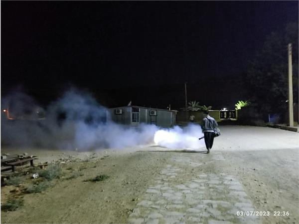 عملیات مه پاشی علیه پشه خاکی ناقل سالک