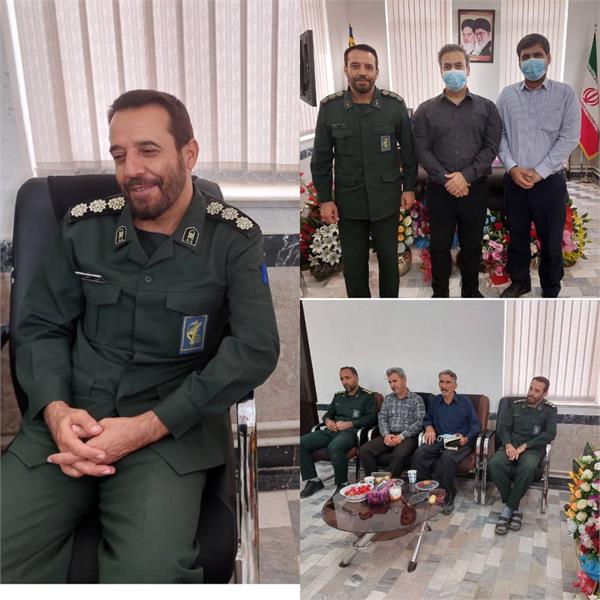 دیدار دکتر روشنی نژاد با فرمانده جدید سپاه