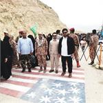 راهپیمایی پرسنل شبکه بهداشت و درمان سرپل ذهاب