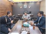 نشست معاون توسعه مدیریت و منابع دانشگاه با دکتر ایازی مدیر شبکه بهداشت و درمان شهرستان سرپل ذهاب