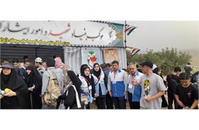 نظارت و بازرسی بهداشتی از موکب های مسیر صعود به ارتفاعات بازی دراز
