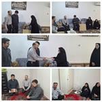 سرکشی از خانواده شهدا به مناسبت دهه کرامت
