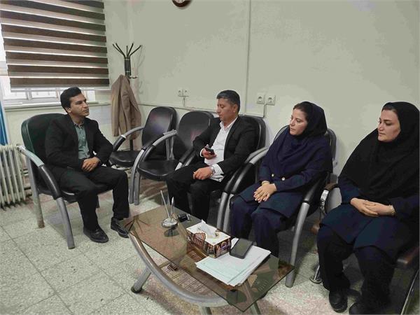 دیدار مجری بنیاد علوی با رئیس مرکز بهداشت شهرستان