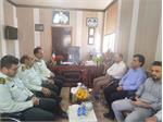 دیدار با فرماندهی انتظامی شهرستان به مناسبت هفته نیروی انتظامی
