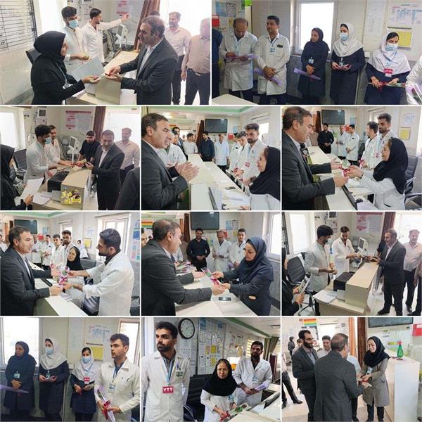 تبریک روز پرستار توسط فرماندار شهرستان سرپل ذهاب
