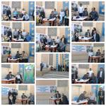 برپایی میز خدمت توسط شبکه بهداشت و درمان شهرستان سرپل ذهاب در محل گردهمایی راهپیمایی روز قدس