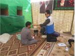 خدمات واحد مبارزه با بیماریها در موکب های شهرستان سرپل ذهاب