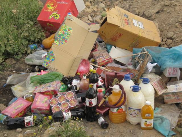 معدوم سازی مواد غذایی غیر بهداشتی و فاسد در شهرستان سرپل ذهاب 3