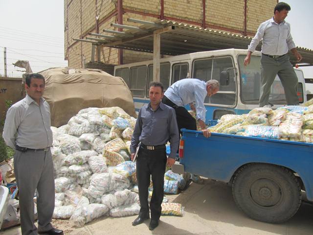 معدوم سازی مواد غذایی غیر بهداشتی و فاسد در شهرستان سرپل ذهاب 6