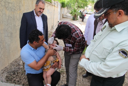 آغاز طرح واکسیناسیون فلج اطفال در شهرستان سرپل ذهاب 12